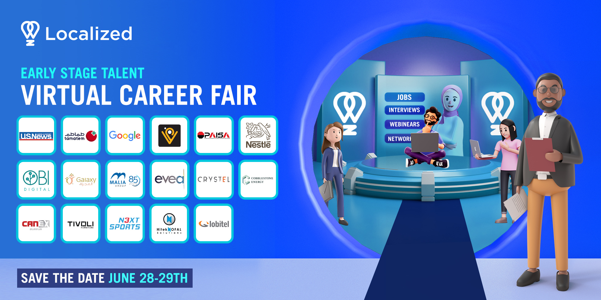 Virtual Career Fair 2022 Kickoff Event Localized Event